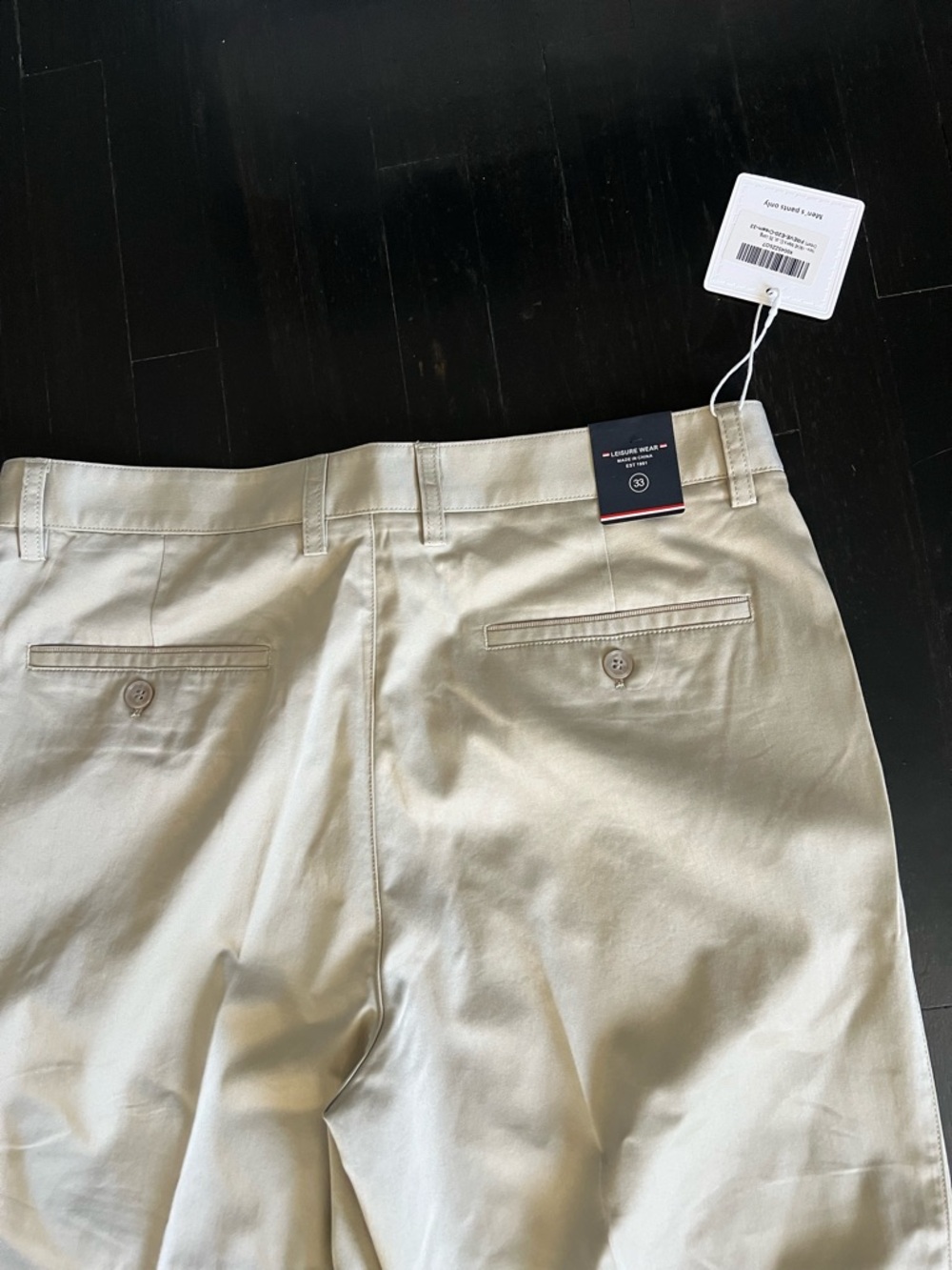 FREVE Men's Khaki Chino Pants - Classic Fit - Picture 5 of 9